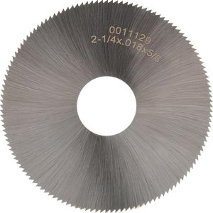 VALUE COLLECTION Slitting & Slotting Saw: 2-1/4" Dia, 0.0180" Thick, 5/8" Arbor Hole, 132 Teeth, High Speed Steel OSSB018132