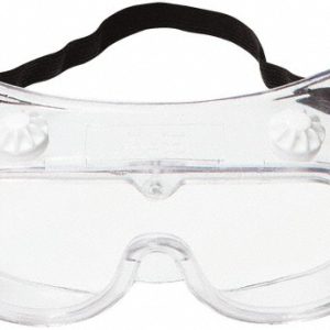 3M Safety Goggles: Chemical Splash, Clear Polycarbonate Lenses 7000002378