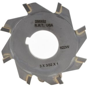 ROCK RIVER TOOL, INC. Slitting & Slotting Saw: 3" Dia, 3/32" Thick, 1" Arbor Hole, 8 Teeth, Carbide Tipped 255832