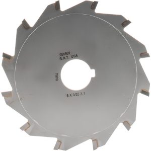ROCK RIVER TOOL, INC. Slitting & Slotting Saw: 5" Dia, 3/32" Thick, 1" Arbor Hole, 12 Teeth, Carbide Tipped 255852