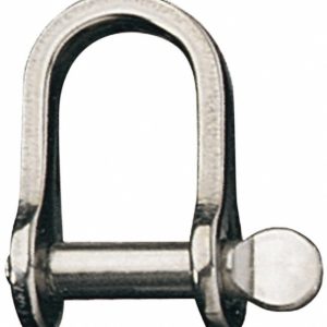 RONSTAN D-Shackle: Screw Pin, 1,540 lb Working Load Limit RF617