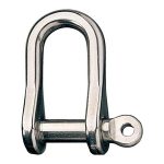 RONSTAN D-Shackle: Screw Pin, 8,250 lb Working Load Limit RF620
