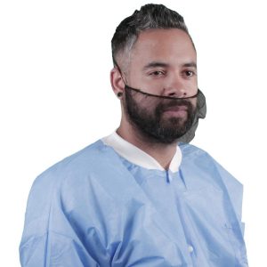 PRO-SAFE Beard Cover: Brown, Size Large KM-112HPI-BROWN