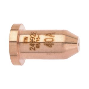 VALUE COLLECTION Plasma Cutter Cutting Tips, Electrodes, Shield Cups, Nozzles & Accessories; Type: Plasma Torch Tip ; Material: Copper ; For Use With: XT40 Series Plasma Torches ; Cutting Capacity: 5/8 ; Inside Diameter (Decimal Inch): 0.4000 ; Compatible Nozzle: XT40 249928