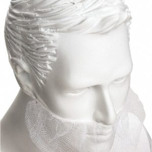 PRO-SAFE Beard Cover: White, Size Large BC-NL-18W-100PK