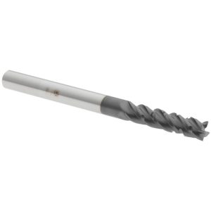 ACCUPRO Roughing & Finishing End Mill: 1/8" Dia, 4 Flutes, Square End, Chipbreaker, Solid Carbide 73901944