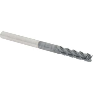 ACCUPRO Roughing & Finishing End Mill: 3/16" Dia, 4 Flutes, Square End, Chipbreaker, Solid Carbide 73901969