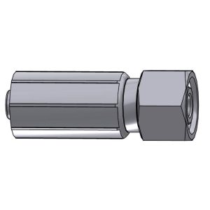 PARKER Hydraulic Hose Female Metric L Swivel Adapter: 0.3750" Hose ID, Hose Size 6, M18x1.5 mm Thread 1CA43-12-6