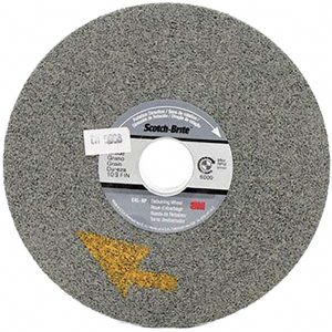 3M Deburring Wheel: 6" Dia, 1" Face Width, 1" Hole, Density 10, Silicon Carbide 7000046241