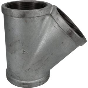 VALUE COLLECTION Malleable Iron Pipe 45 &deg; Lateral Y-Branch: 4" Fitting G165 100