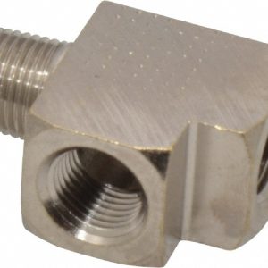 VALUE COLLECTION Brass Pipe Street Tee: 1/8" Fitting, FNPT x MNPT PC127NB-2