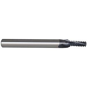 CARMEX Helical Flute Thread Mill: 1/4-20, Internal, 3 Flute, 0.2500" Shank Dia, Solid Carbide B0250C0420UN
