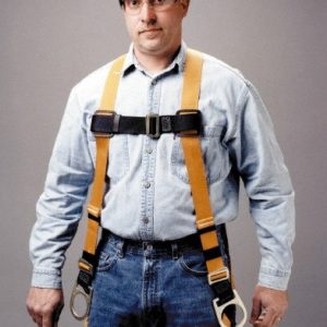 MILLER Fall Protection Harnesses: 400 Lb, Construction Style, Size Universal, Polyester T4007/UAK
