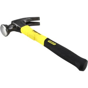 STANLEY 1-1/4 Lb Head, Straight Rip Claw Nail Hammer 51-508