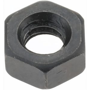 GIBRALTAR Hex Nut: 1/4-20, Grade 2 Steel, Black Oxide Finish 74213885