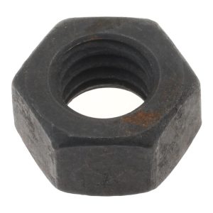 GIBRALTAR Hex Nut: 5/16-18, Grade 2 Steel, Black Oxide Finish 74213893