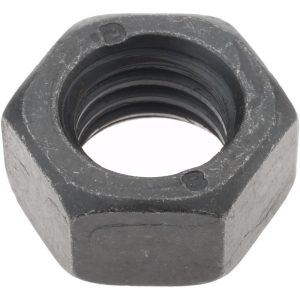GIBRALTAR Hex Nut: 1/2-13, Grade 2 Steel, Black Oxide Finish 74213919