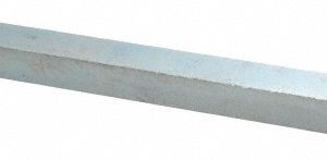 MAK-A-KEY Undersized Key Stock: 3/4" High, 3/4" Wide, 12" Long, Steel, Zinc-Plated 3107500750-12