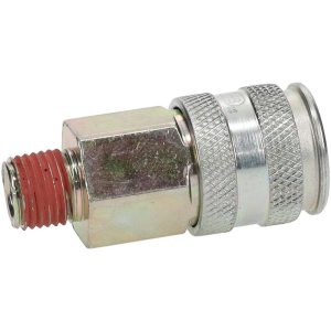 VALUE COLLECTION Pneumatic Hose Coupling: 1/4" Thread, 1/4" Body Dia, Universal Interchange 2348072531