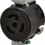LEVITON 277 VAC, 15 Amp, L7-15R NEMA, Self Grounding Receptacle 4760