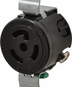 LEVITON 277 VAC, 15 Amp, L7-15R NEMA, Self Grounding Receptacle 4760