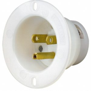 LEVITON Straight Blade Single Receptacle: NEMA 5-15P, 15 Amps, Self-Grounding 5278-C
