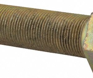 BIG BOLT CORPORATION Hex Head Cap Screw: 1-14 x 4", Grade 8 Steel, Zinc Yellow Dichromate Finish 1144FT8ZYDOM