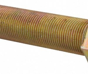 BIG BOLT CORPORATION Hex Head Cap Screw: 1-14 x 5", Grade 8 Steel, Zinc Yellow Dichromate Finish 1145FT8ZYDOM