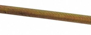 BIG BOLT CORPORATION 1/4-20 UNC, 6" Length Under Head Hex Head Cap Screw 14206FT8ZYDOM