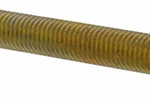 BIG BOLT CORPORATION Hex Head Cap Screw: 1/4-28 x 2", Grade 8 Steel, Zinc Yellow Dichromate Finish 14282FT8ZYDOM