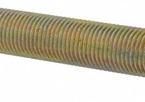 BIG BOLT CORPORATION Hex Head Cap Screw: 1/2-20, 3" Length Under Head, Grade 8 Steel, Yellow Zinc Dichromate Finish 12203FT8ZYDOM