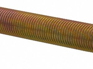 BIG BOLT CORPORATION Hex Head Cap Screw: 1/2-20 x 3-1/2", Grade 8 Steel, Zinc Yellow Dichromate Finish 1220312FT8ZYDOM