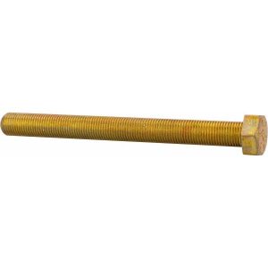 BIG BOLT CORPORATION Hex Head Cap Screw: 1/2-20 x 5", Grade 8 Steel, Zinc Yellow Dichromate Finish 12205FT8ZYDOM