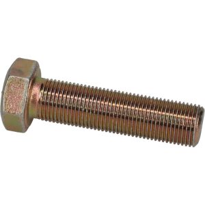 BIG BOLT CORPORATION Hex Head Cap Screw: 5/8-18, 2-1/2" Length Under Head, Grade 8 Steel, Yellow Zinc Dichromate Finish 5818212FT8ZYDOM