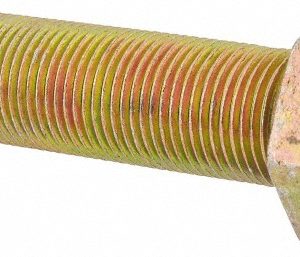 BIG BOLT CORPORATION Hex Head Cap Screw: 3/4-16 x 3", Grade 8 Steel, Zinc Yellow Dichromate Finish 34163FT8ZYDOM