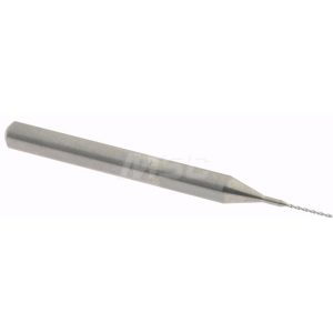 HERTEL 1/64", 130&deg; Drill Point, 1/8" Shank Diam, Fast Spiral Circuit Board Drill Bit 30201560