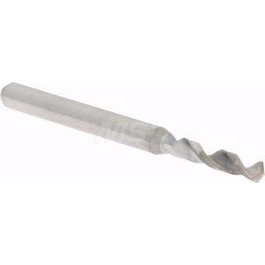 HERTEL #42, 130&deg; Drill Point, 1/8" Shank Diam, Fast Spiral Circuit Board Drill Bit 30209350