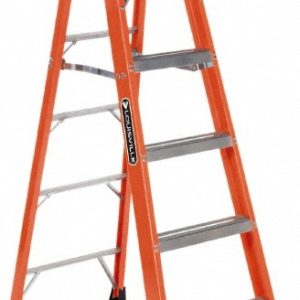 LOUISVILLE 6-Step Fiberglass Step Ladder: Type IAA, 6' High FS1306HD