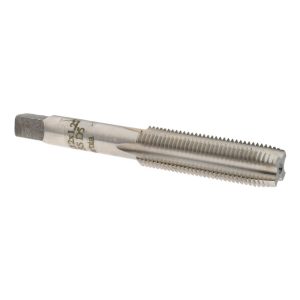 VALUE COLLECTION Straight Flute Tap: M12x1.25 Metric Fine, 4 Flute, Plug Chamfer, High-Speed Steel, Bright/Uncoated Finish JY74527334
