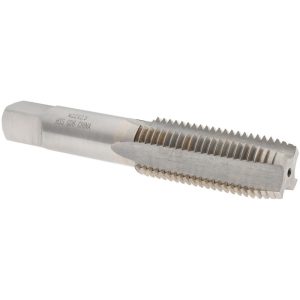 VALUE COLLECTION Straight Flute Tap: M22x2.5 Metric Coarse, 4 Flute, Plug Chamfer, High-Speed Steel, Bright/Uncoated Finish JY74527391