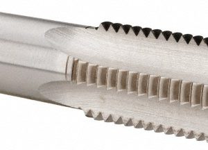 VALUE COLLECTION Straight Flute Tap: M30x3.5 Metric Coarse, 4 Flute, Plug Chamfer, 6H Class of Fit, High-Speed Steel, Bright/Uncoated Finish JY74527417