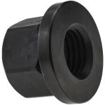 GIBRALTAR M24x3.00, 49mm Flange Diam, 32mm High, 36mm Across Flats, Flange Nut 61607G