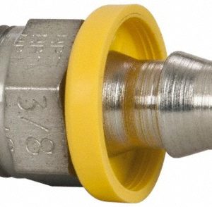 PARKER Hydraulic Hose Male NPTF Pipe Swivel Fitting: 9.50 mm Hose ID, Hose Size 6, 3/8-18 Thread 31382-6-6