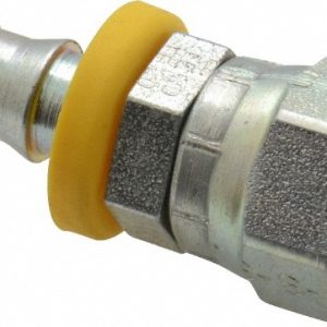 PARKER Hydraulic Hose Female Seal-Lok Swivel Short Fitting: 6 mm, 11/16-16 3JC82-6-6