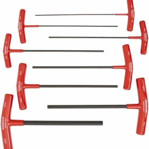 BONDHUS 8 Piece T-Handle Cushion Grip Hex Key Set 15387