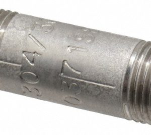 MERIT BRASS Stainless Steel Pipe Nipple: 1/8" Pipe, Grade 304 & 304L 4502-150