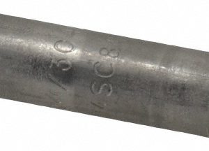 MERIT BRASS Stainless Steel Pipe Nipple: 1/8" Pipe, Grade 304 & 304L 4502-200