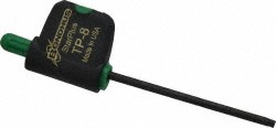 BONDHUS Torx Key: Flag Handle, T8, Steel 35008