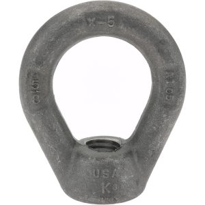 GIBRALTAR 5,000 Lb Capacity, 5/8-11 Thread, Self Colored, Carbon Steel Heavy Duty Lifting Eye Nut P16062GB