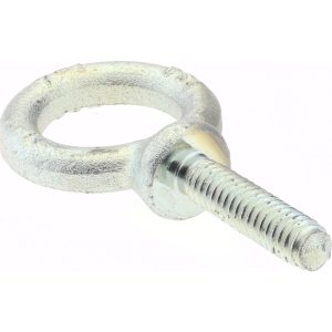 GIBRALTAR Fixed Lifting Eye Bolt: With Shoulder, 480 lb Capacity, 1/4-20 Thread, Grade 1030 Steel PZP14611GB